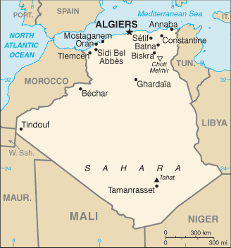 Algiers Map