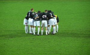 Soccer Team on field