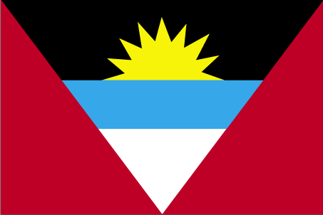 Country of Antigua and Barbuda Flag