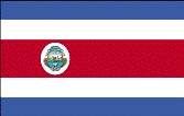 Country of Costa Rica Flag