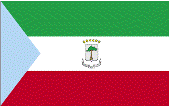 Country of Equatorial Guinea Flag