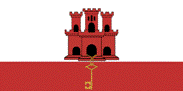 Country of Gibraltar Flag