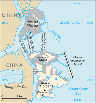 Country of Macau Map