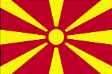 Country of North Macedonia Flag