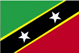Country of Saint Kitts and Nevis Flag