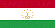 Country of Tajikistan Flag