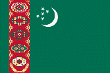 Country of Turkmenistan Flag