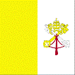 Country of Holy See (Vatican City) Flag