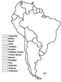 Geography for Kids: South America - flags, maps, industries, culture of South  America