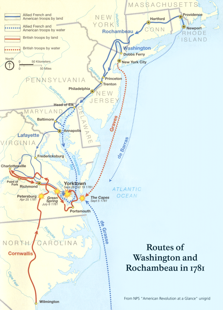Battle Of Yorktown Map 